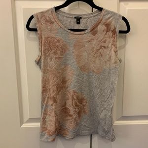 J Crew Floral Tank Top